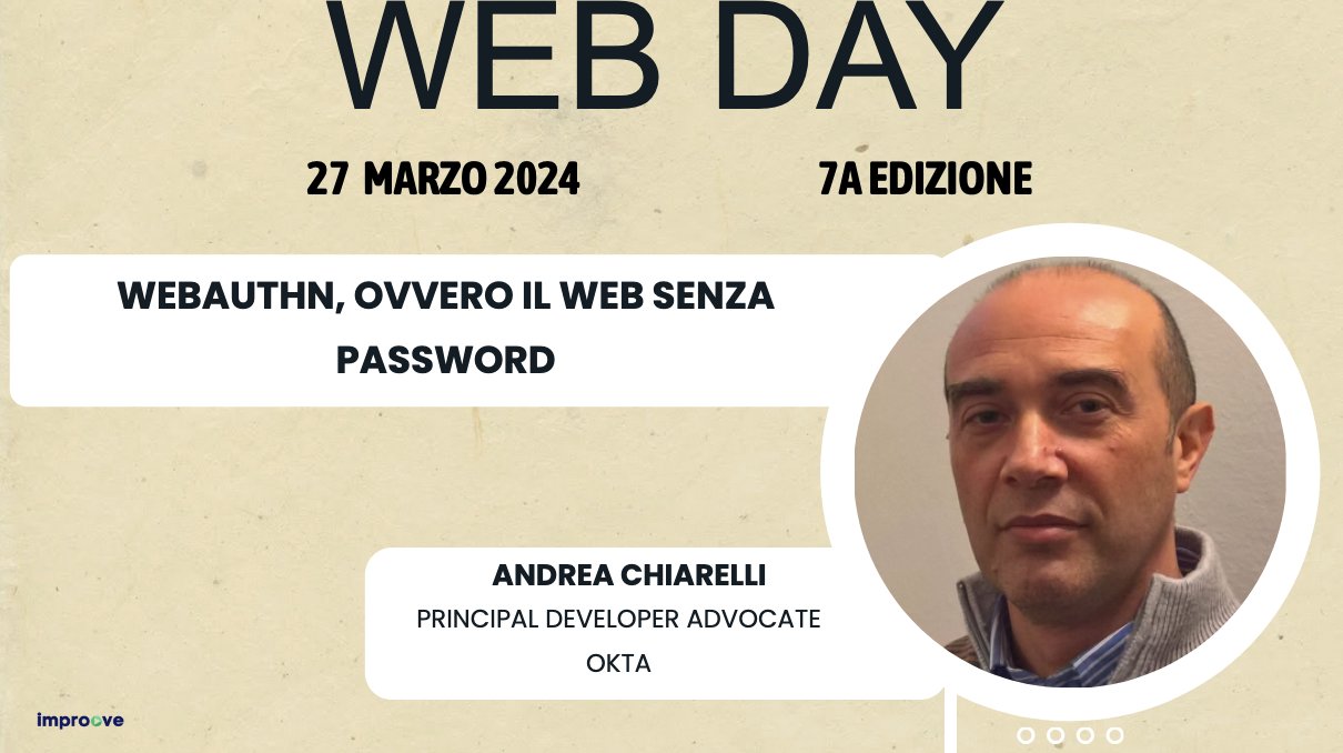 WebAuthn, ovvero il Web senza password